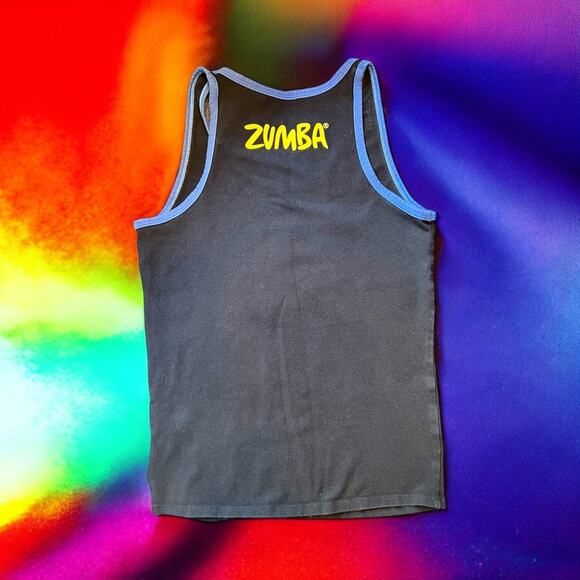 Zumba Wear Juniors Medium Tank-Less Talk More Dance Graphic-Workout Top-Fitness - Picture 3 of 6